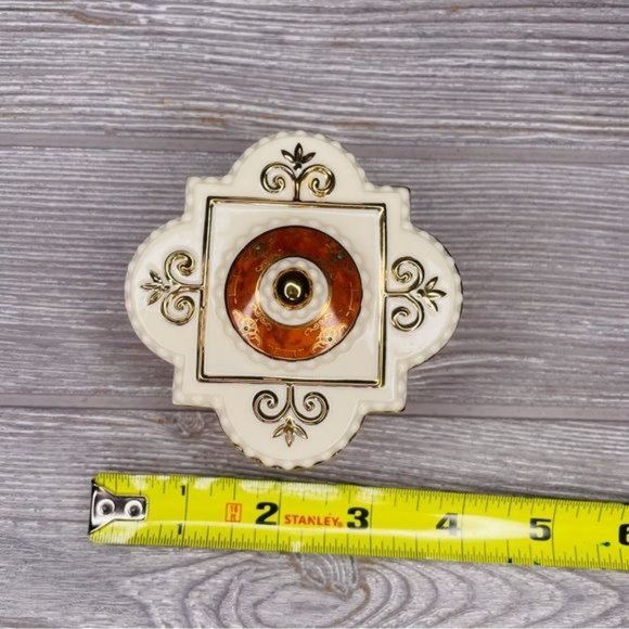 Nwt Vintage Lenox majestic collection royal tortoise trinket box collectible - Picture 6 of 13